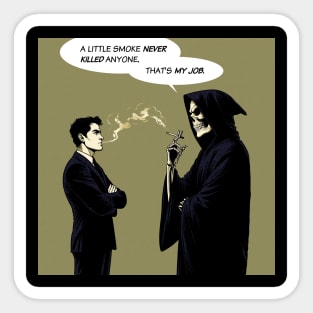 Grim Reaper it's my job Sticker